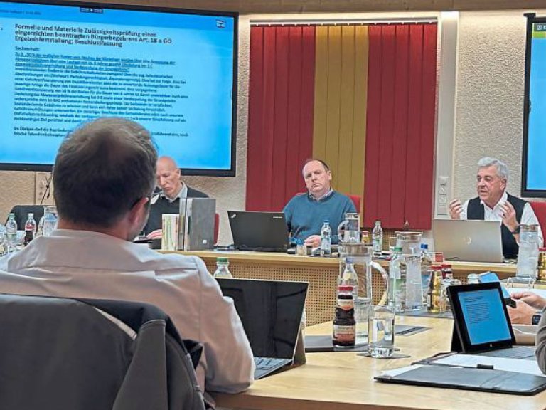 Pressebericht Bürgerbegehren  - Es muss wieder Ruhe einkehren