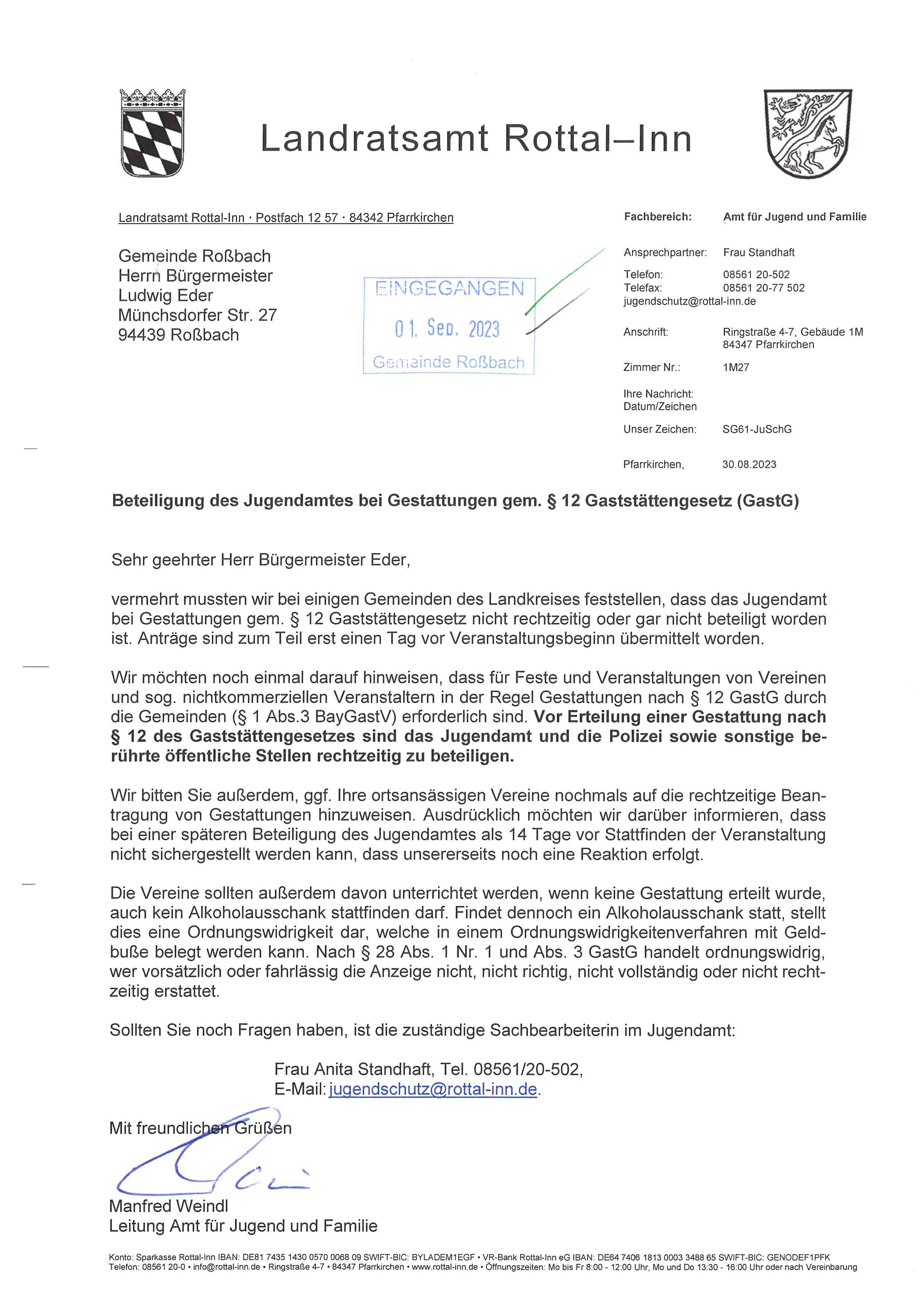Grossansicht in neuem Fenster: Beteiligung des Jugendamtes bei Gestattungen gem. § 12 Gaststättengesetz (GastG) Grossansicht in neuem Fenster: Beteiligung des Jugendamtes bei Gestattungen gem. § 12 Gaststättengesetz (GastG)