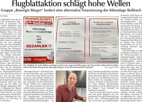 Flugblattaktion schlägt hohe Wellen